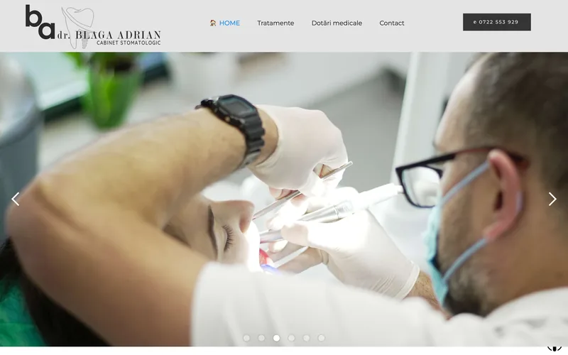 Site-ul original al cabinetului Dr. Blaga